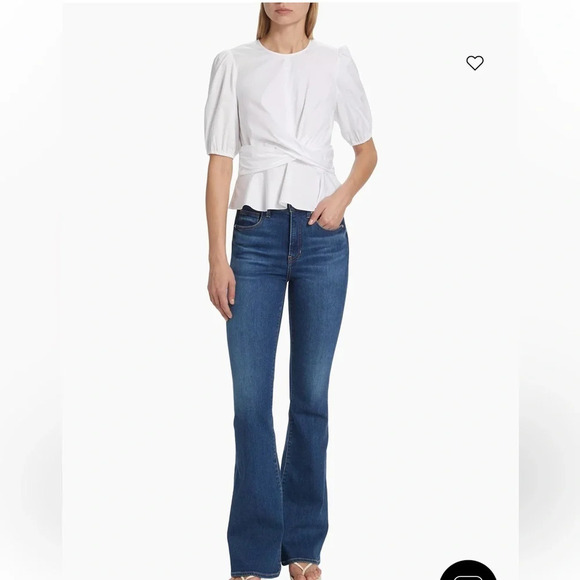 VERONICA BEARD Arvilla Crisscross Top Size 16 - Picture 14 of 15